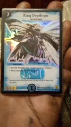 2004 Duel Masters Trading Card King Depthcon Holo Foil S4/S10 - Image 3