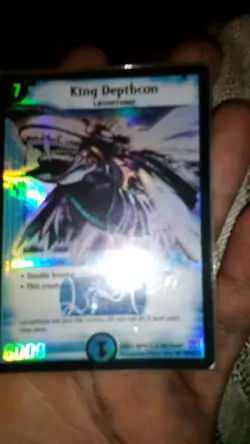 2004 Duel Masters Trading Card King Depthcon Holo Foil S4/S10 - Image 4