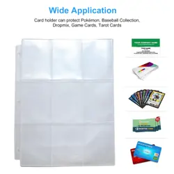 Trading Card Sleeve 25 Pack Card Protectors Binder Sheets for Sport / Game Card - Image 2