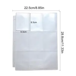 Trading Card Sleeve 25 Pack Card Protectors Binder Sheets for Sport / Game Card - Image 3