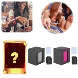 Card Deck Box with 2 Dividers Commander Deck Box Card Deck Case for TCG CCG - Image 4