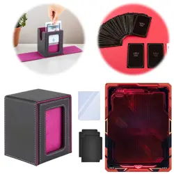 Card Deck Box with 2 Dividers Commander Deck Box Card Deck Case for TCG CCG - Image 5