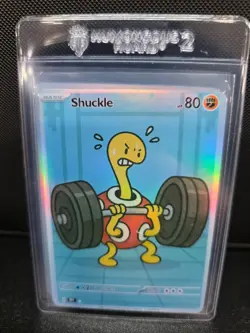 CUSTOMmade madeTOorder full art holo pokemon card PTL832 Shuckle - Image 1
