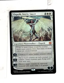 MTG SkeenAB Elspeth Storm Slayer FOIL from TDM. NM. - Image 1