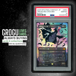 Pokemon - 2025 MTG Final Fantasy Traveling Chocobo Black #0551 - PSA 10 - Image 1