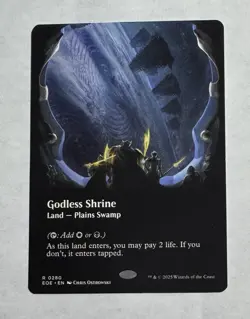 Godless Shrine (Borderless - 0280) Edge Of Eternities MtG Fast Shipping - Image 1
