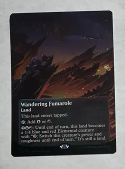 Wandering Fumarole (Borderless Galaxy Foil) Edge of Eternities:Stellar Sight MtG - Image 1