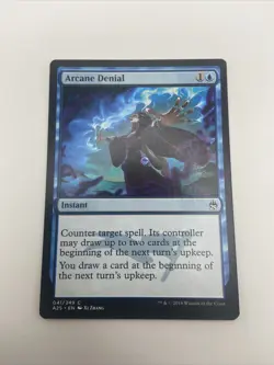 MTG Arcane Denial Masters 25 041/249 Regular Common- NM - Image 1