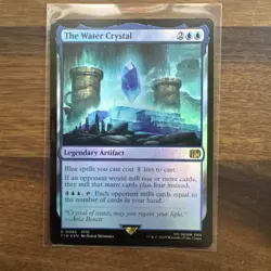 The Water Crystal Final Fantasy Foil Rare Final Fantasy MTG NM - Image 1