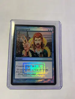 MTG Magic the Gathering Foil Counterspell Card - Image 1