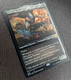 MtG Magic Yahenni Undying Partisan Foil Etched Rare 2X2 #445 Double Masters 2022 - Image 2