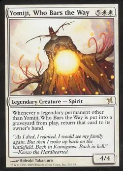 Yomiji, Who Bars the Way - Medium Play MTG Betrayers of Kamigawa - Image 1