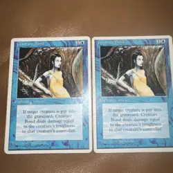 MTG Creature Bond Alternate 4th Edition Regular Common (2) 1995 Heavily Played - Image 1