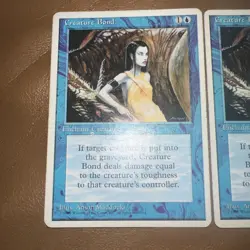 MTG Creature Bond Alternate 4th Edition Regular Common (2) 1995 Heavily Played - Image 2