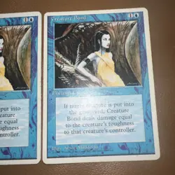 MTG Creature Bond Alternate 4th Edition Regular Common (2) 1995 Heavily Played - Image 3