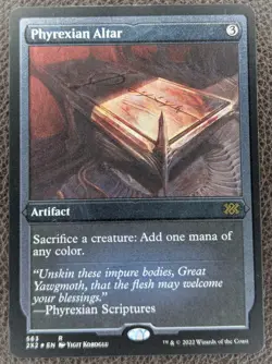 MtG Magic Phyrexian Altar Foil Etched Rare 2X2 #563 Double Masters 2022 x1 - Image 1