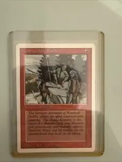 Mons s Goblin Raiders Revised 3rd Edition #34 Magic The Gathering 1994 MTG Sin - Image 1
