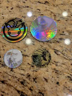 Pokemon Coin Lot Pikachu Dragonite 25th Celebrations Palkia Mew Eevee Arceus - Image 4