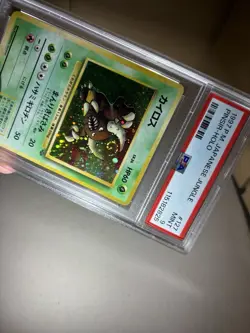 Pinsir 1997 Pokemon Japanese Jungle Holo #127 PSA 9 MINT DBL SWIRL ⚡!!!! - Image 5