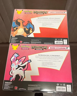 Pokemon TCG: Celebrations Collection Box [Dark Sylveon V And Lance's Charizard V - Image 2
