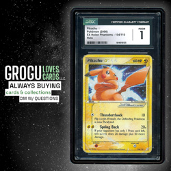 Pokemon - EX Holon Phantoms - Gold Star Pikachu #104 Holo - CGC 1 (Not PSA) - Image 1