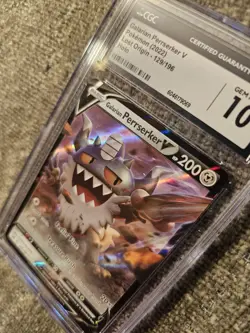 Pokemon Galarian Perrserker V Lost Origin 129/126 Holo **CGC Gem Mint 10** - Image 5