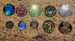 Pokemon Coin Lot Pikachu Charizard Dragonite 25th Celebrations Marnie Lillie - Image 1