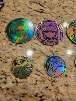 Pokemon Coin Lot Pikachu Charizard Dragonite 25th Celebrations Marnie Lillie - Image 2
