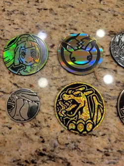 Pokemon Coin Lot Pikachu Charizard Dragonite 25th Celebrations Marnie Lillie - Image 3
