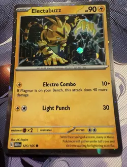 Pokemon Tcg 151 Electabuzz Promos Hd Cosmo And Pixel Holo Variants With Swirls - Image 3