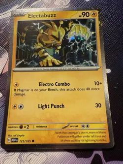 Pokemon Tcg 151 Electabuzz Promos Hd Cosmo And Pixel Holo Variants With Swirls - Image 5