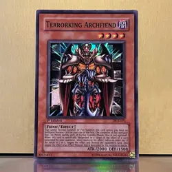 YuGiOh • Terrorking Archfiend • DCR-072 • 1st Edition Holo Super Rare • MP - Image 1