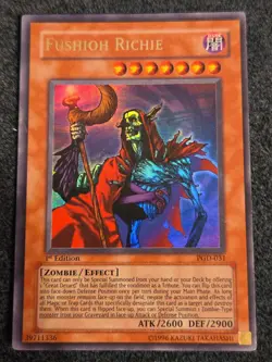 1ST EDITION FUSHIOH RICHIE 1996 PGD-031 YUGIOH CARD (LP/MP) - Image 1