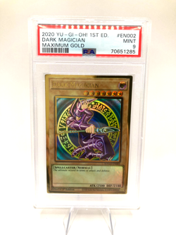 Sequencial PSA 9 2020 Yugioh Blue Eyes Red Eyes Dark Magician Lot Maximum Gold - Image 4