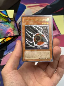 YUGIOH ENHANCED NA Adhesive Explosive SOI-EN011 Ultimate Rare NM - Image 4