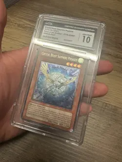 Yugioh Sapphire Pegasus Ultimate Rare FOTB CGC 10 - Image 1