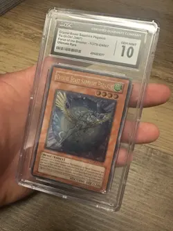 Yugioh Sapphire Pegasus Ultimate Rare FOTB CGC 10 - Image 3