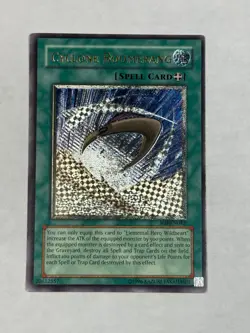 YUGIOH ENHANCED NA Cyclone Boomerang SOI-EN042 Ultimate Rare LP - Image 1
