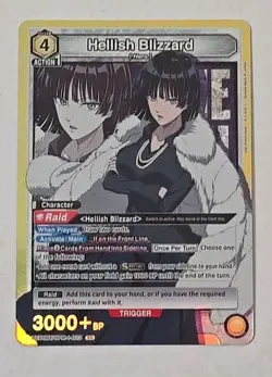 Union Arena One Punch Man Hellish Blizzard Super Rare Holo - Image 1