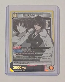 Union Arena One Punch Man Hellish Blizzard Super Rare Holo - Image 3