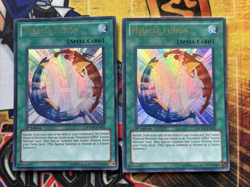 2x Miracle Fusion RYMP-EN021 LP Ultra Rare 1st Edition Yu-Gi-Oh - Image 1