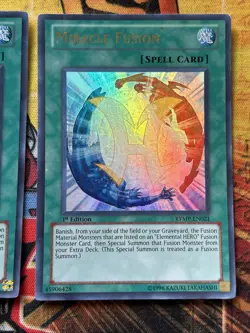 2x Miracle Fusion RYMP-EN021 LP Ultra Rare 1st Edition Yu-Gi-Oh - Image 5