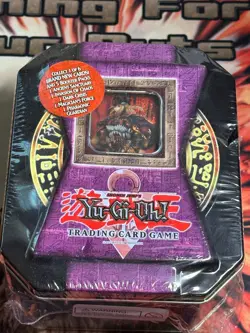 YUGIOH 2004 Command Knight Booster Pack Collector's Tin - SEALED Shows Wear - Image 1