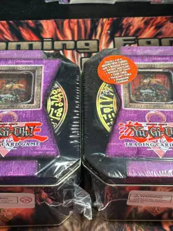 YUGIOH 2004 Command Knight Booster Pack Collector's Tin - SEALED Shows Wear - Image 3
