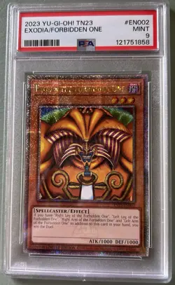 2023 Yugioh Exodia 25th Anniversary EN002 PSA 9 WXR BOX TOPPER - Image 1
