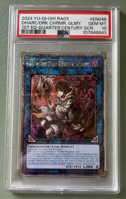 2024 Yu-Gi-Oh! Dharc the Dark Chamber, Gloomy RA03-EN048 QCR PSA 10 GEM MINT - Image 1