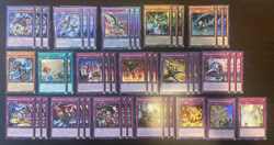 YUGIOH: Dinomorphia Deck Core Therizia Domain Rexterm Dimensional Barrier 45 Amt - Image 1