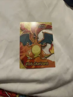 DA101161 2000 Pokemon Charizard #06 Topps PC3 TV Animation Clear Card Variant - Image 2