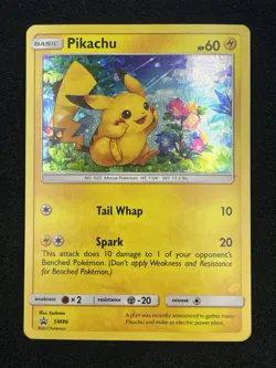 Pikachu - SM86 - Pokemon Sun & Moon Promo Holo Rare Card NM - Image 1
