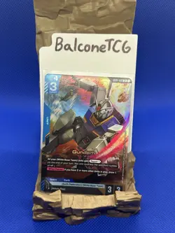 Gundam (001) (Foil) (English) LR Newtype Rising (GD001) Gundam Card Game - Image 1